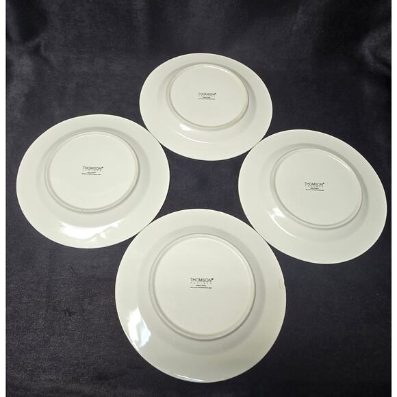 Thomson Hampton Seashell Starfish Embossed 3D Pattern Dinner & Dessert Plate Set - Picture 5 of 11